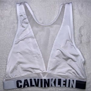 Calvin Klein Mesh Triangle Bralette